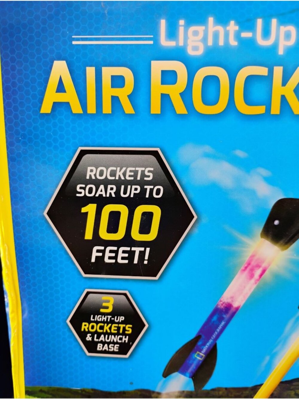 National Geographic Light-Up Air Rockets STEM Set With Foot Pump - Picture 3 of 6